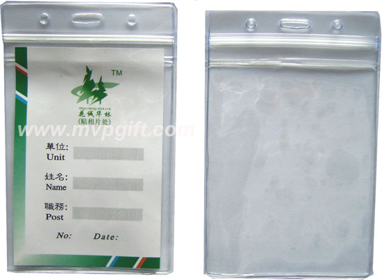 Transparent pvc card holder(m-ch03)