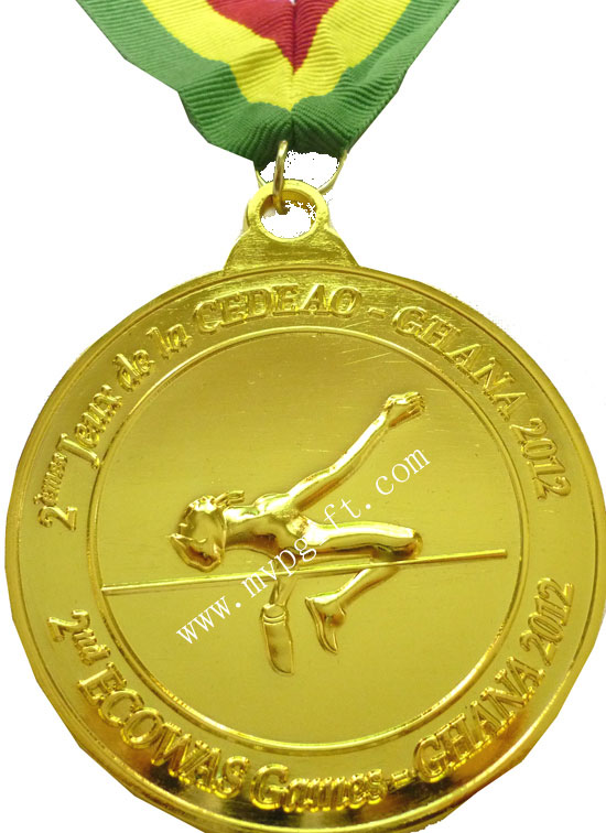 high jump sports medallion(m-mm08)