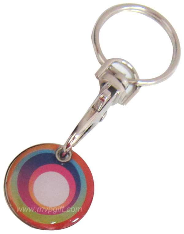 fashion gift trolley coin keychain(m-tc08)